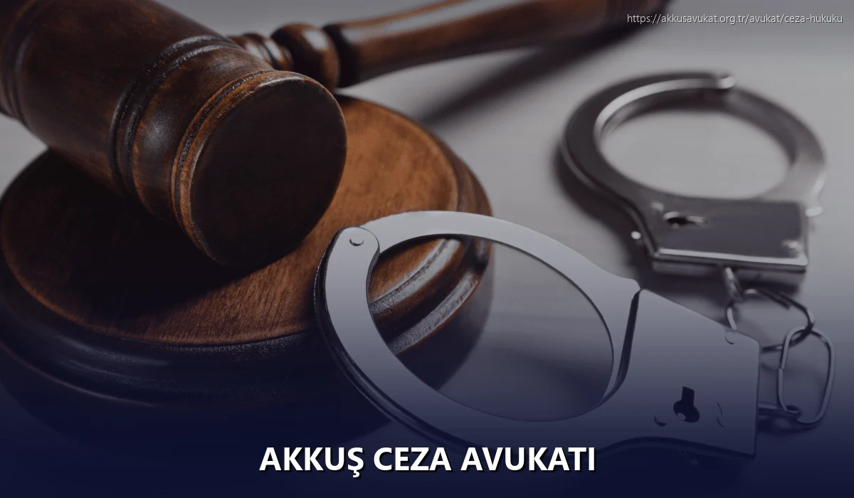 Akkuş Ceza Avukatı